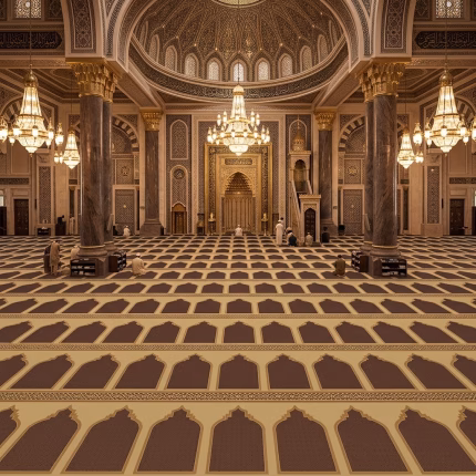 سجاد صوف اكسمسنتر للمساجد مقاوم للإشتعال